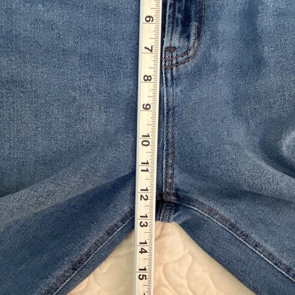 R Jeans Wide Leg Blue Jeans Size 29 Tall High Rise - Picture 8 of 10